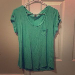 Lime green loose tee